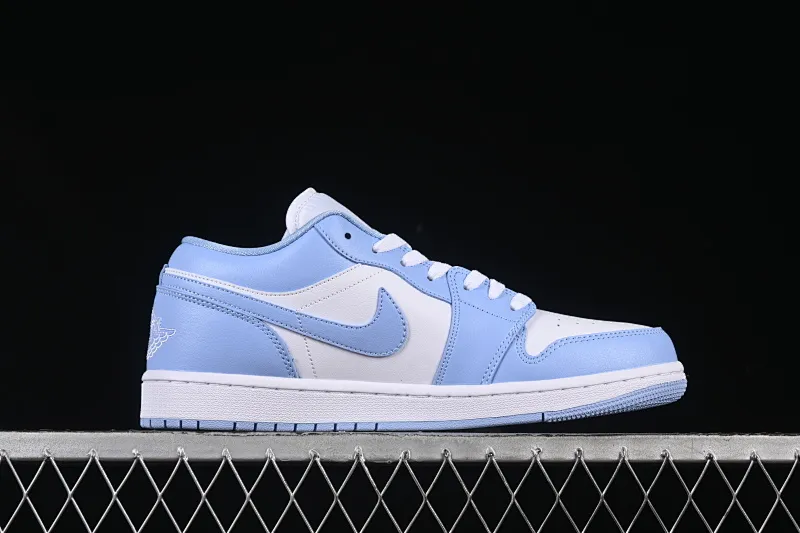 All categories Air Jordan Jordan series basketball shoes Air Jordan 1 Low Air Jordan 1 Low AJ1 Joe 1 white and blue low-top cultural and leisure sports sneakers DC0774-142